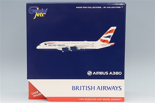 ジェミニジェッツ 1/400 エアバス A380 ブリティッシュエアウェイズ G-XLEE