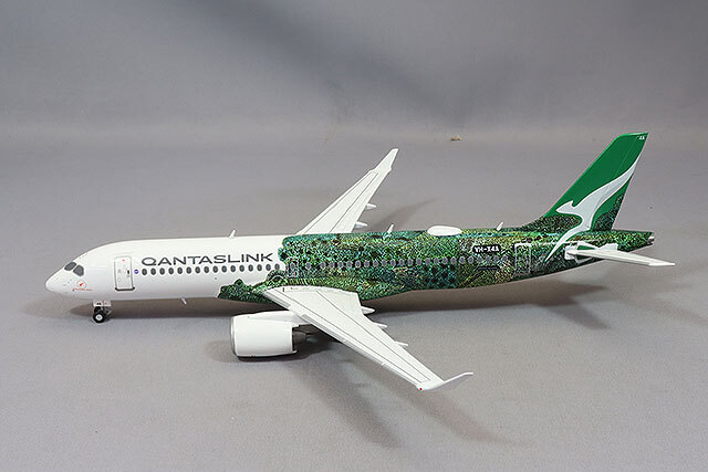 ヘルパ 1/200 エアバス A220-300 カンタスリンク Flying Art Series