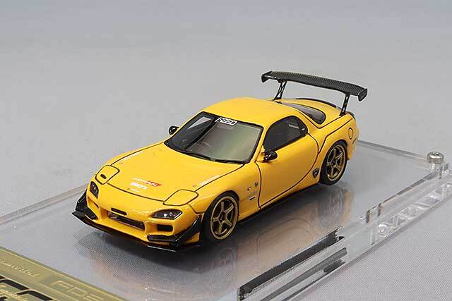 イグニッションモデル 1/64 FEED RX-7 (FD3S) イエロー/アドバン