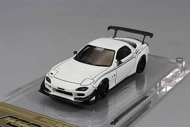 イグニッションモデル 1/64 FEED RX-7 (FD3S) ホワイト/アドバンRS-DF