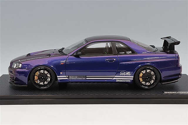 イグニッションモデル 1/18 トップシークレット 34GT-R BNR34 パープル