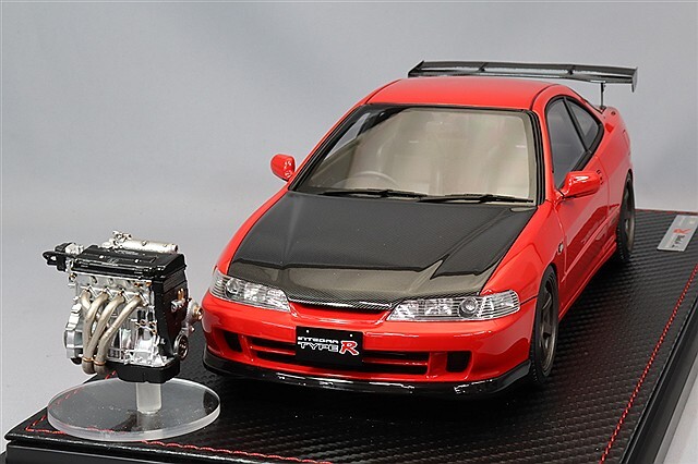 イグニッションモデル 1/18 ホンダ インテグラ (DC2) タイプR レッド