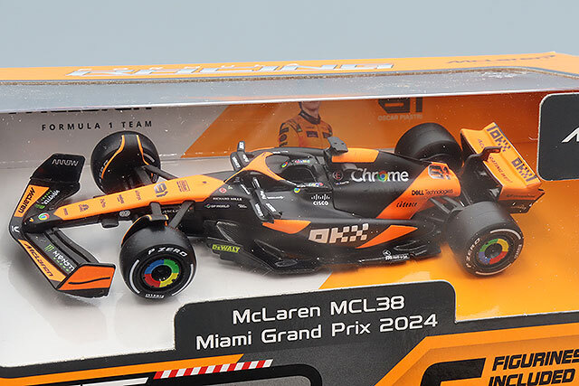 ブラゴ 1/43 マクラーレン F1 チーム PIT PASS セット 2024 F1 MCL38