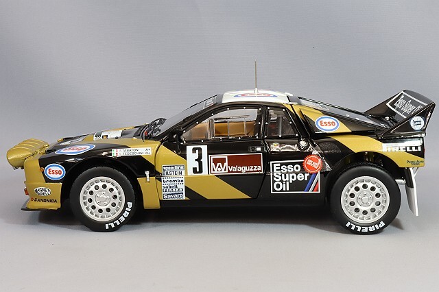 京商 1/18 ランチア ラリー 037 1985 タルガフローリオ ラリー 2位 #3