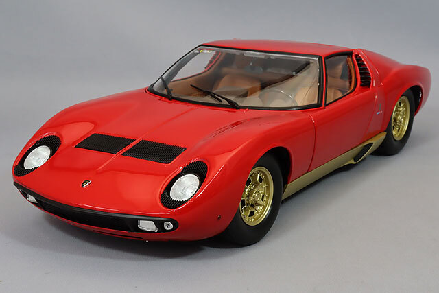 京商 1/18 ランボルギーニ ミウラ P400 レッド