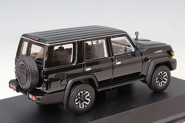 京商 1/43 トヨタ ランドクルーザー 70 アティチュードブラックマイカ