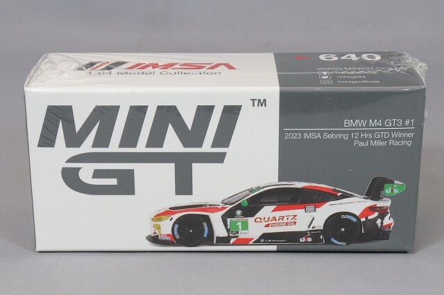 TSM ミニGT 1/64 BMW M4 GT3 2023 IMSA セブリング12H クラスウィナー