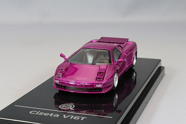 PARA64 1/64 チゼータ モロダー V16T 1991 パープル リトラクタブル 左