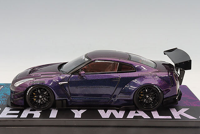 Tarmac 1/43 LB-WORKS 日産 GT-R R35 タイプ2 ミッドナイトパープル