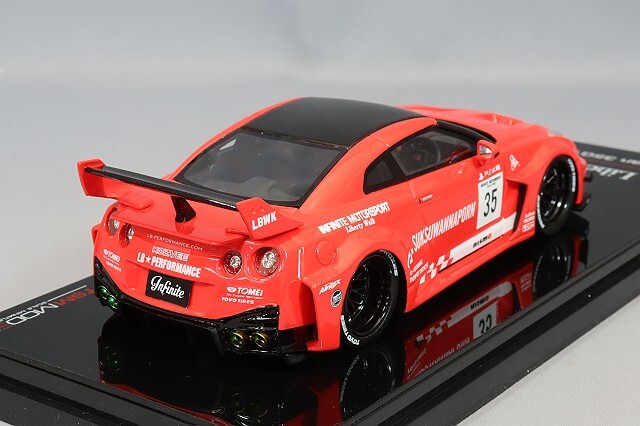 TSM 1/43 LB-シルエット WORKS GT 日産 35GT-RR バージョン1 レッド