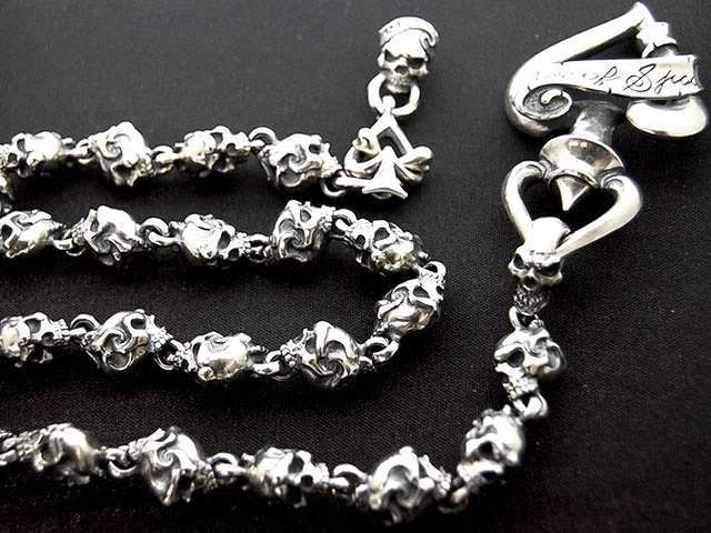 ラットレース RAT RACE ツーフェイススカルウォレットチェーン TFSWC-1