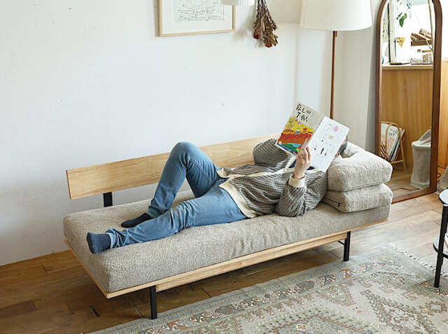 3人掛けソファー form（フォーム） ベージュカラー｜北欧