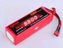 KK HOBBY】 バランス充電端子付 リポバッテリー KYPOM K6 22.2V 3300mA
