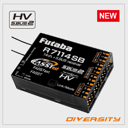 ☆FUTABA R3008SB-2.4G T-FHSS AIR 受信機ケースなし 【メール便可】