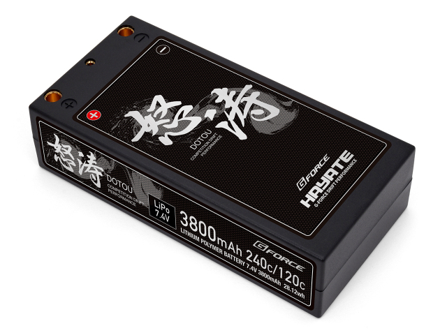 G-FORCE Dyna 7.4V 4800mAh 薄型ショートSize 65C/130C GFG006 カー用