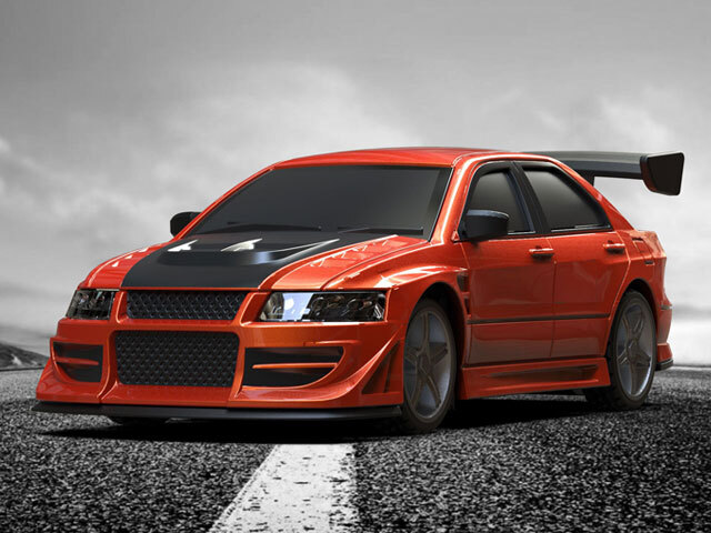 ハイテック TURBO RACING ターボレーシング 1/76スケール オン