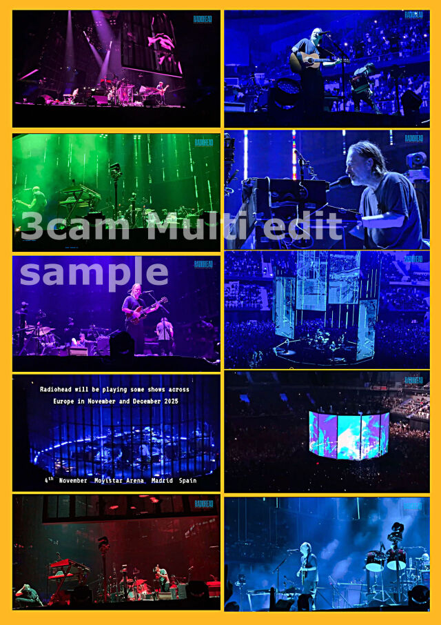 コレクターズBlu-ray レディオヘッド 2025年ヨーロッパツアー初日10月4