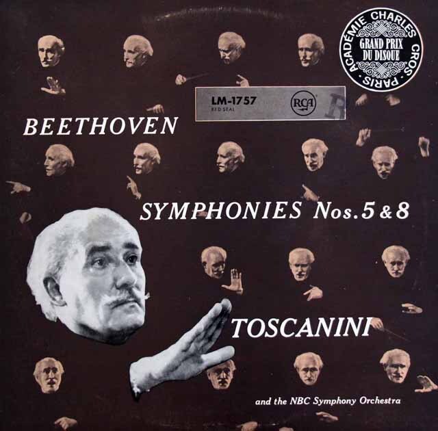 LP レコード トスカニーニのベートーヴェン/交響曲第5番「運命」、第8