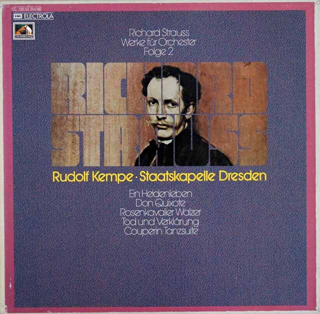 LP レコード ケンペのR.シュトラウス/管弦楽曲集vol.2 独EMI 3527