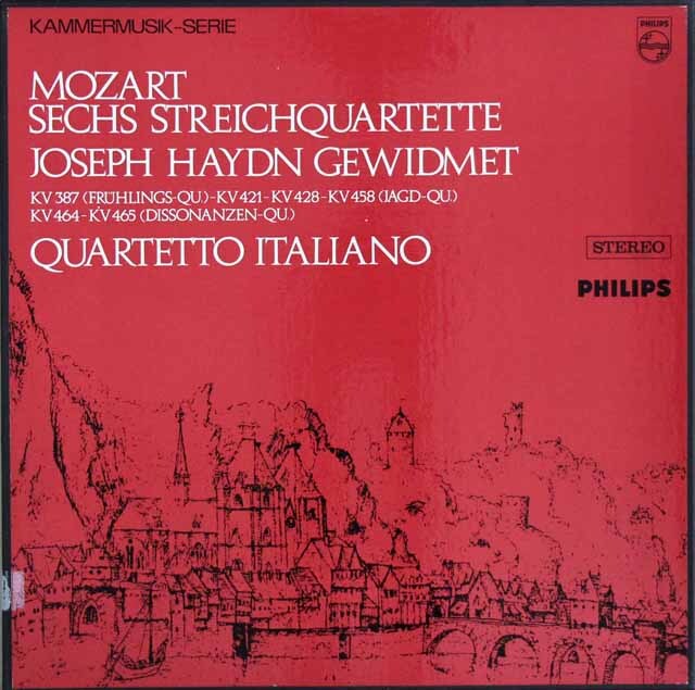LP レコード イタリア四重奏団のモーツァルト/弦楽四重奏曲「ハイドン
