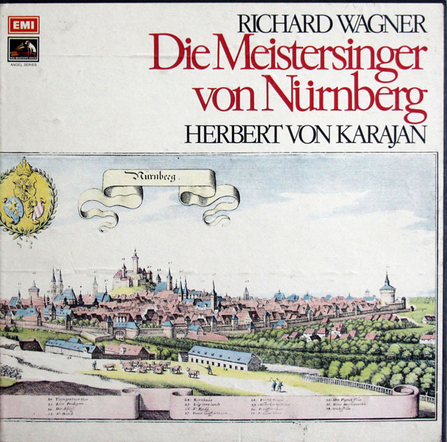 LP レコード オリジナル盤 カラヤンのワーグナー/「ニュルンベルクの