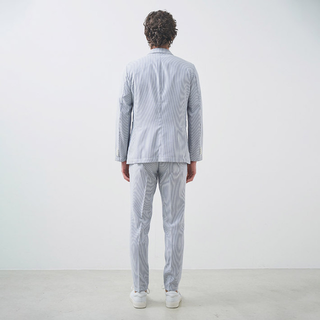 シアサッカーストライプジャケット 150202 G-stage ジーステージ