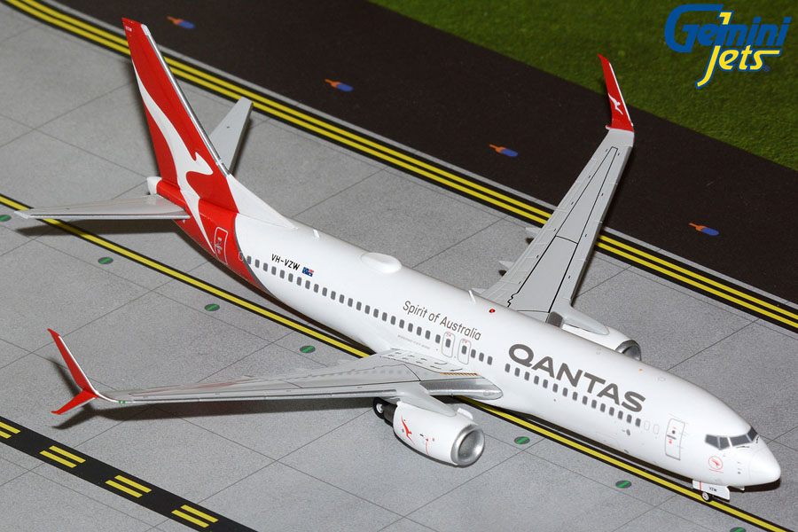 Gemini Jets 1/200 (ダイキャスト製) 737-800S カンタス航空 VH-VZW [MS]
