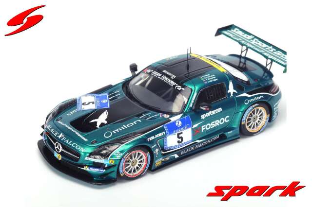 Spark (スパーク) 1/43 メルセデスベンツ SLS AMG GT3 No.5 5th Black