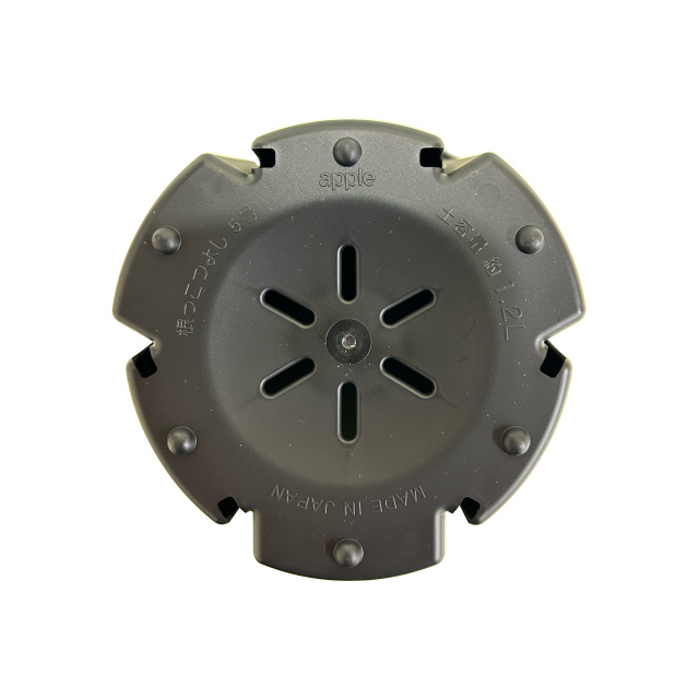 根っこつよし 8号 黒（ブラック) 56個入り スリット入りプラ鉢 ケース販売