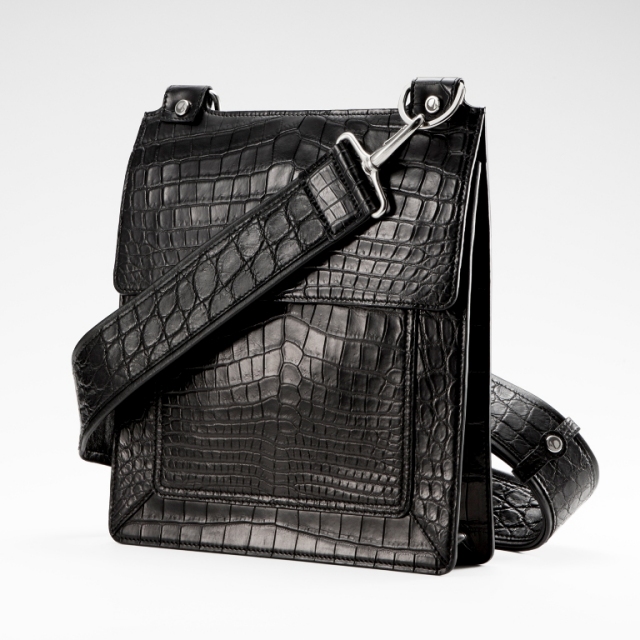 マットクロコダイル ショルダーバッグ[KO1302] クロコダイルレザー