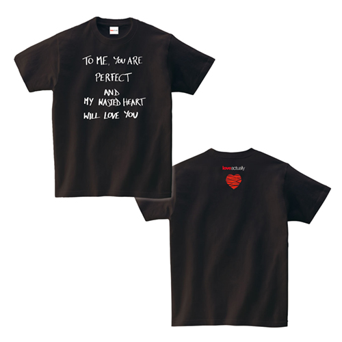 ラブ・アクチュアリー Tシャツ A（ブラック）