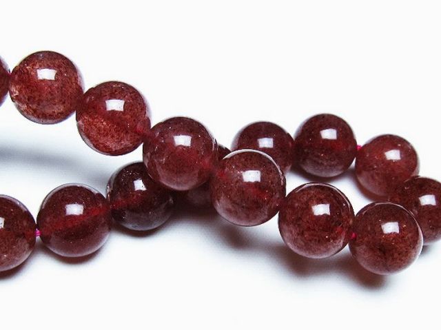 パワーストーン 天然石 アフリカンストロベリークォーツブレスレット