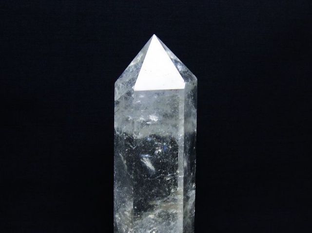 パワーストーン 天然石 虹入りヒマラヤ水晶六角柱[T627-6402]