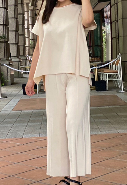 サマーニットセットアップ【7i-831-04698】