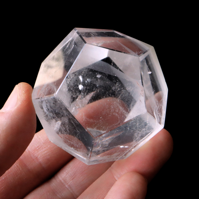 レムリアンシード 正十二面体 虹入り Lサイズ 152g AAA 神聖幾何学 12