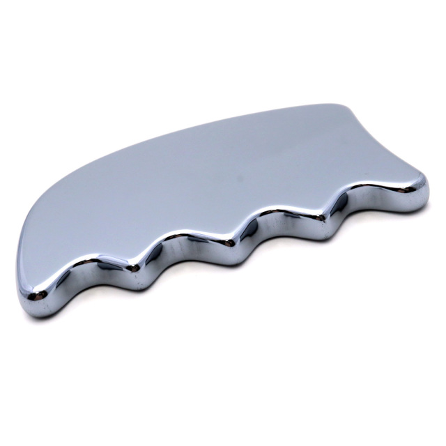 テラヘルツ鉱石 かっさプレート サイズ大 フェイスマッサージ 健康 美容