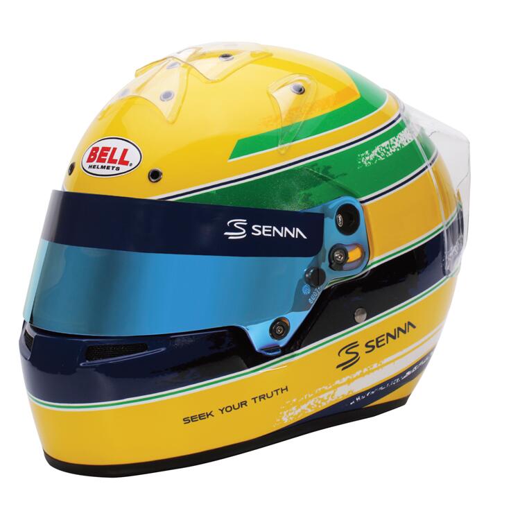 アイルトン・セナコレクション A.セナ BELL RACING ヘルメット KC7 CMR