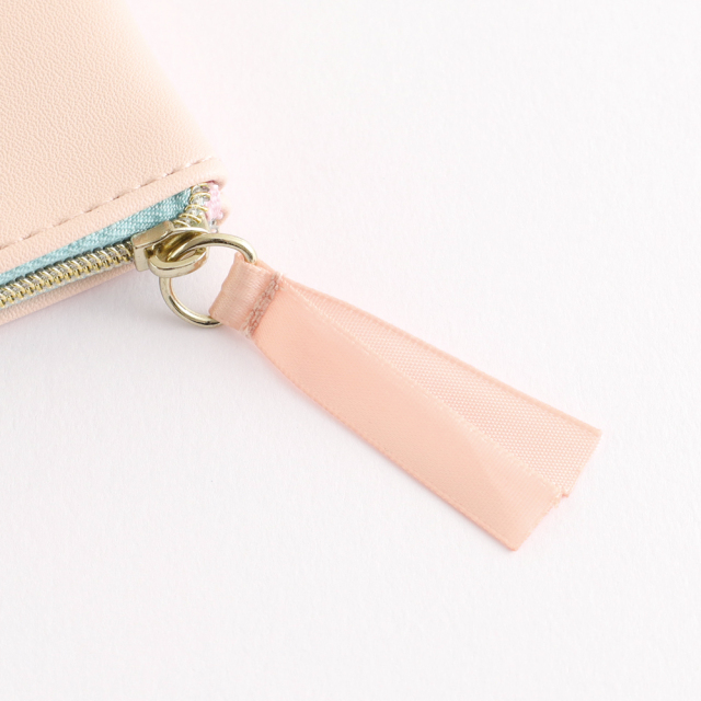 激レアパネル　ハンドメイド　ミニバック　フラットポーチ キャンバスフラットポーチ(M) ナチュラル【最安値192円】｜ノベルティ