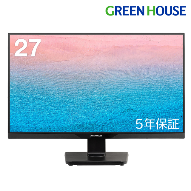 27型ワイド液晶ディスプレイ VGA/HDCP対応 DisplayPort HDMI 広視野角