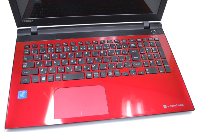 美品 中古ノートパソコン モデナレッド 東芝 dynabook T45/VRY 新品