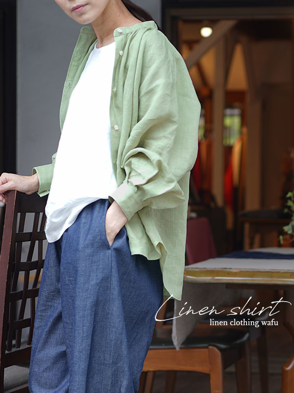 wafu 】linen clothing の リネントップス の ご紹介 【 wafu 】 linen