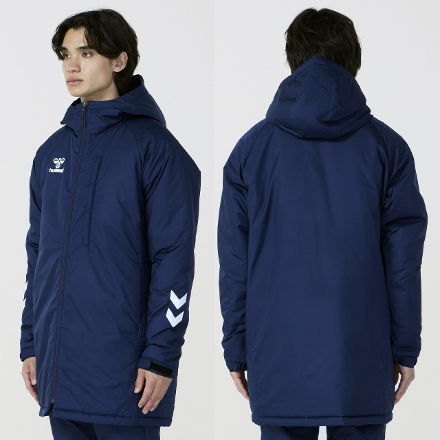 25FW】【ヒュンメル】HAW8117 チームパデッドハーフコート（S-M～XO）