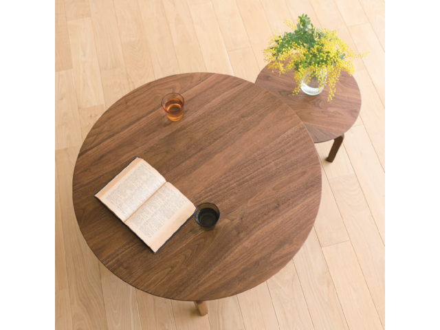 LISCIO リッショ ローテーブル サークル DENTOU KOUGEI 伝統工芸/無垢