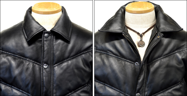 レザーダウン ダウンジャケット ダウンコート 革ジャン メンズアウター