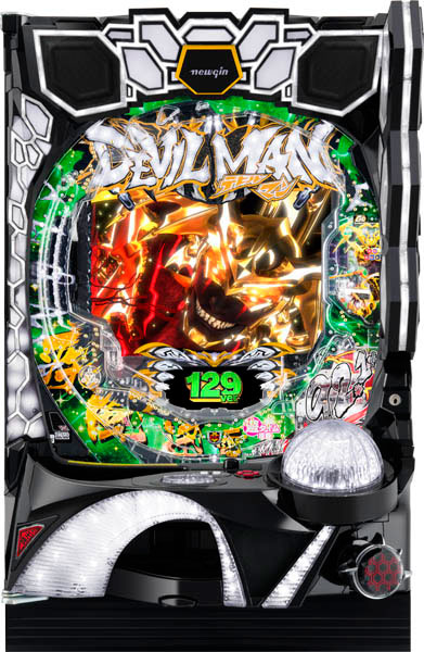 ニューギン Pデビルマン～疾風迅雷～129ver. 中古パチンコ実機 [枠名