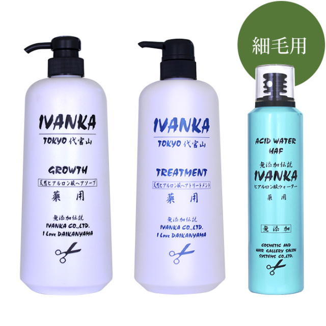 IVANKAシャンプー 細い髪用セット