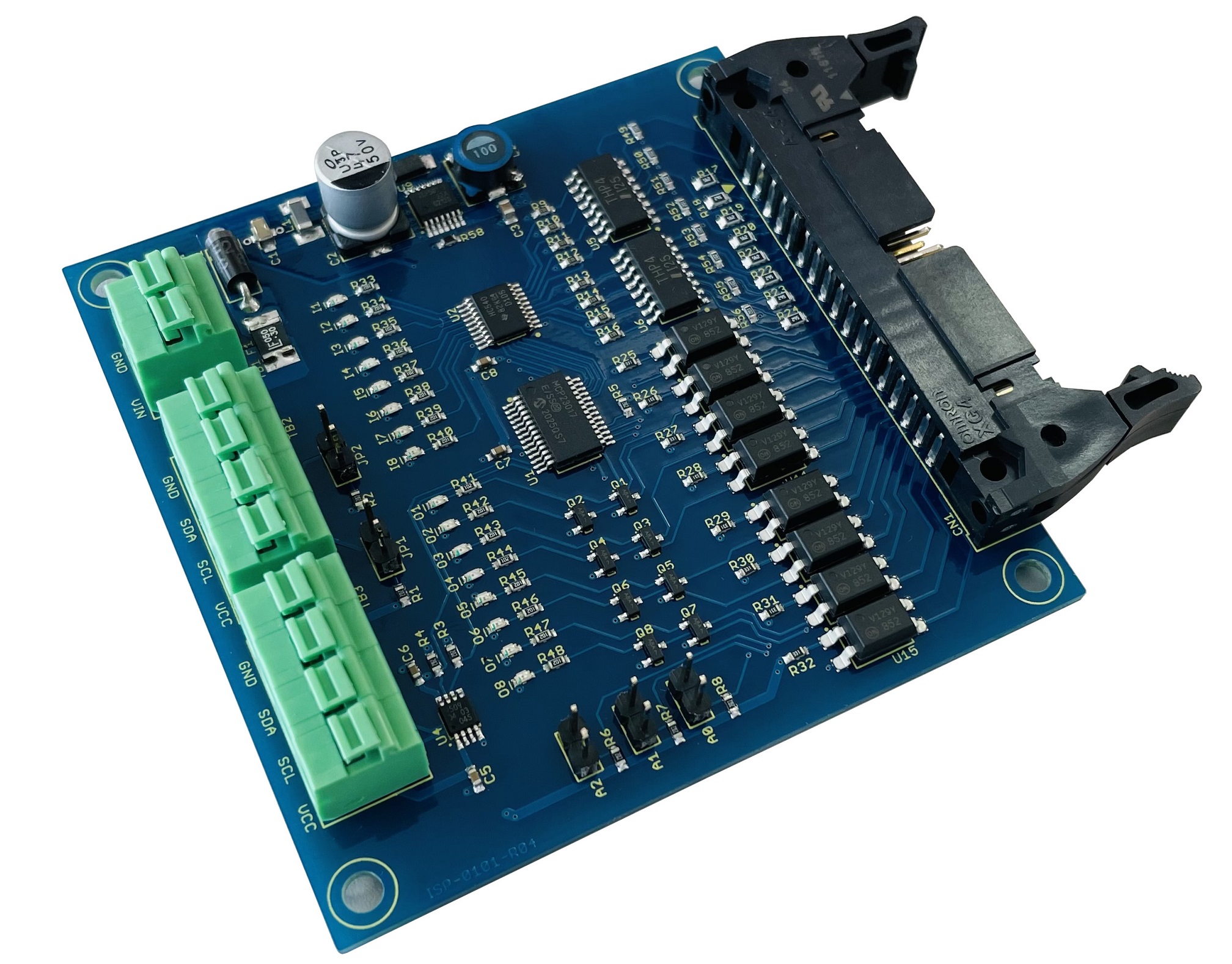 I2C接続絶縁デジタル入出力ボード