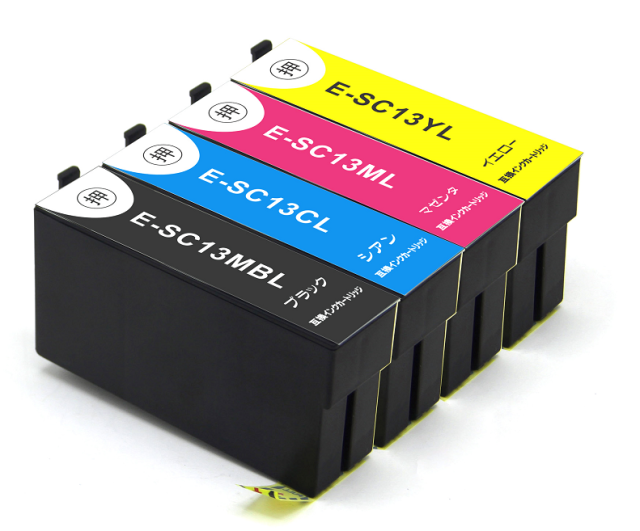EPSON(エプソン)互換インクカートリッジ SC13L-4CL (SC13MBL SC13CL