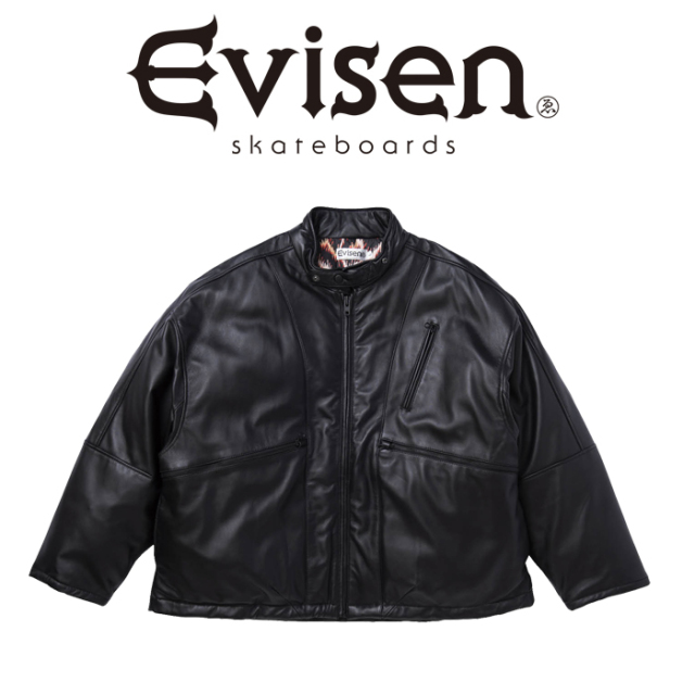 Evisen Skateboards エヴィセン スケートボード SINGLE LEATHER DOWN JKT