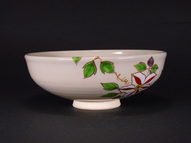 庄左衛門（押小路焼鉄仙絵抹茶茶碗）